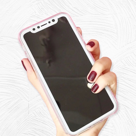 SOLD NEW iPhone 7+/8 Glitter Hearts Thick Soft Shock Absorbent Case - Picture 3 of 3